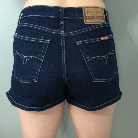 Paris Blues junior size 11 Dark Jean Shorts - Picture 2 of 6